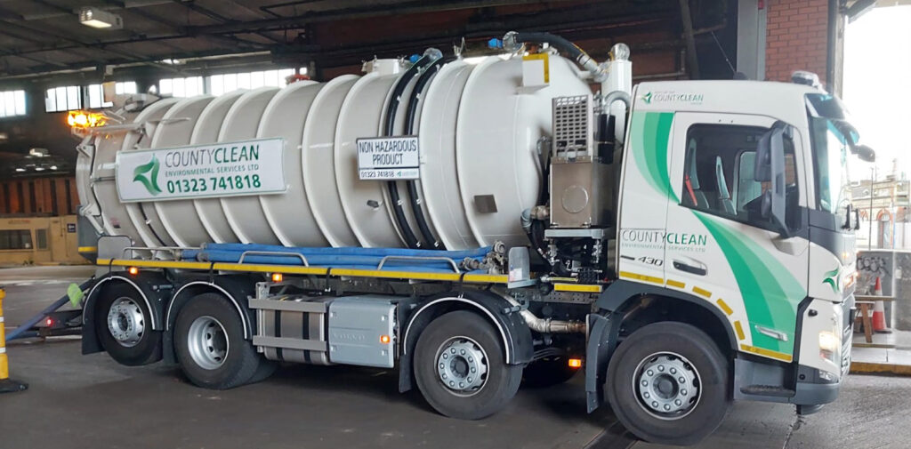 CountyClean Group Whale Vacuum Tanker on a Volvo Chassis